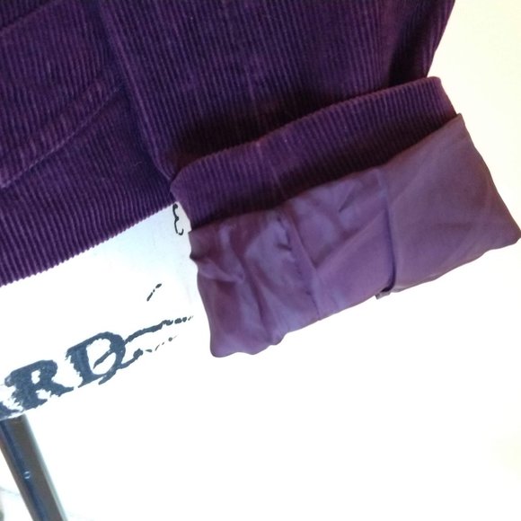 Plum Corduroy Blazer - Picture 7 of 10